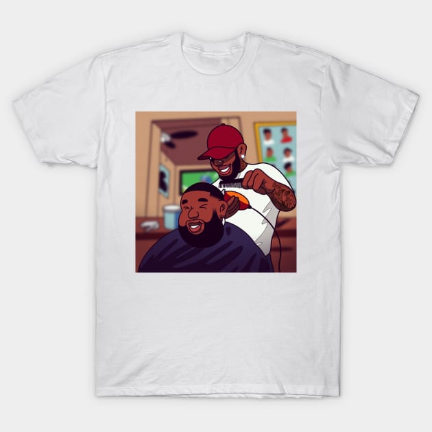 The Barber T-Shirt by artofbryson